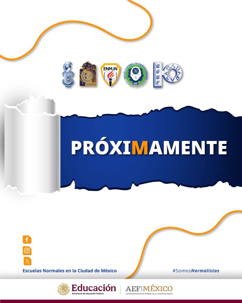 Escuelas Normales en la Ciudad de México tweet media