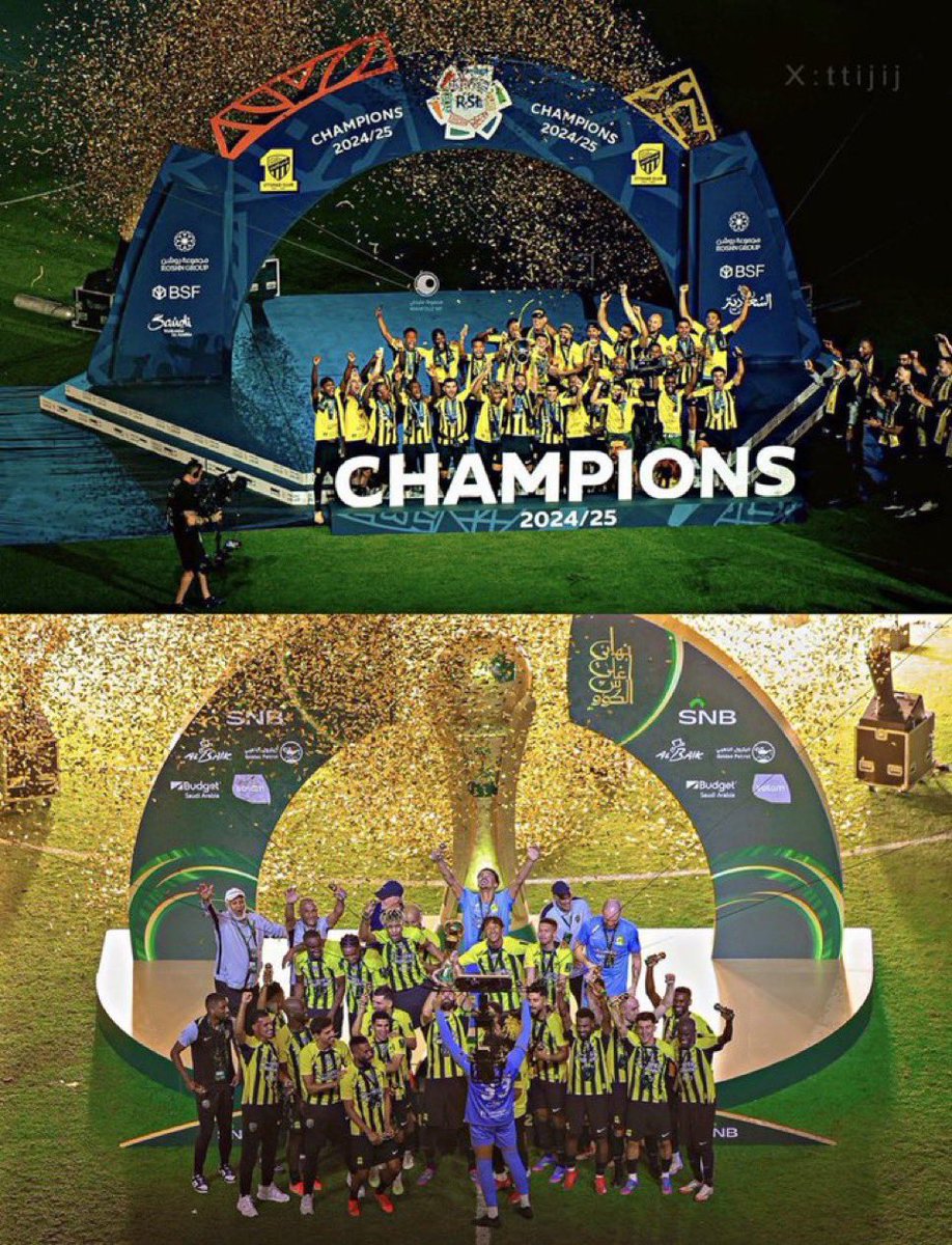 تالله انها حراقه فعلاً 🔥

بسبب هالبطولتين والدعس الي صار للكل بنشوف دعم لانديه العاصمه مهوول وبدا من الان 

وياخوفي يتكرر الكلام والسيناريو الي صار قبل موسمين بعد مادعسنا الانديه كلها وحققنا بطولتين دعموا جميع الانديه الا نادينا وتضررنا بعدها