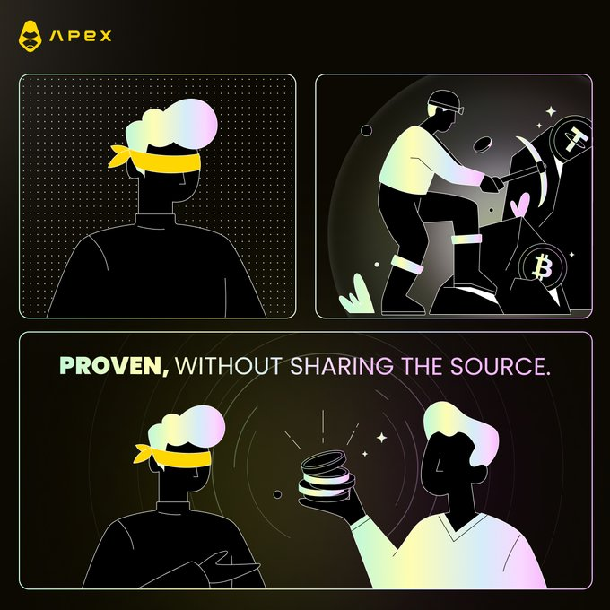 ApeXProtocolVN's tweet photo. Zero-Knowledge Proofs (ZKP), giải thích trong 15 giây.

💰🌴 Bạn tìm thấy kho báu chôn giấu trên một hòn đảo bí mật.
Bạn muốn chứng minh rằng bạn biết nó ở đâu — nhưng không tiết lộ vị trí.

Làm thế nào?
Bạn bịt mắt một người bạn, bắt đầu từ những địa điểm ngẫu nhiên và quay lại với kho báu mỗi lần ⛏️🪙.

Cuối cùng, họ tin bạn — bạn phải biết vị trí.
Nhưng họ vẫn không biết nó ở đâu.

Đó là Zero-Knowledge: tin tưởng mà không bị lộ.

Trong tiền điện tử, ZK có nghĩa là:
✔️ Quyền riêng tư mà không bị xâm phạm
✔️ Bằng chứng mà không tiết lộ dữ liệu
✔️ Tin tưởng mà không bị lộ

@zkLinkX của @zkLink_Official mang công nghệ này đến ApeX Omni — cho phép giao dịch riêng tư trên DEX.@OfficialApeXdex