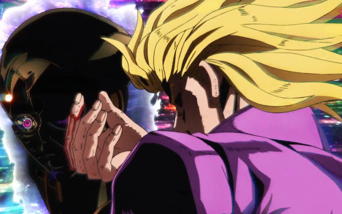 Saw the light.
Yhwach is beating Giorno.