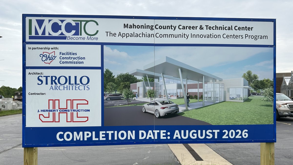 Construction has kicked off for the new health and wellness facility at <a href="/MCCTC/">MCCTC</a>. Thank you to Program Manager Mark Cartechine for these photos. This facility, funded in part by the Appalachian Community Innovation Centers Program, is scheduled for completion in August 2026.