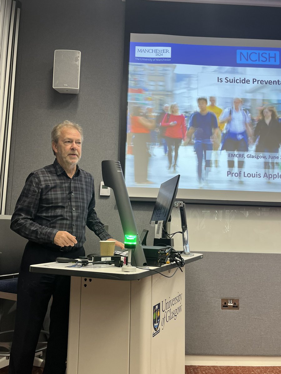 suicideresearch's tweet photo. Huge thanks to all of our invited speakers at the 9th Suicide &amp; Self-harm #EMCRF2025 today in Glasgow, who were fantastic: @ProfLAppleby led us off with his excellent keynote followed by brilliant talks by @RosieAllister, @A_J_Melson and @molly_mccarthyy - really inspirational! https://t.co/fjiy8Pf9is
