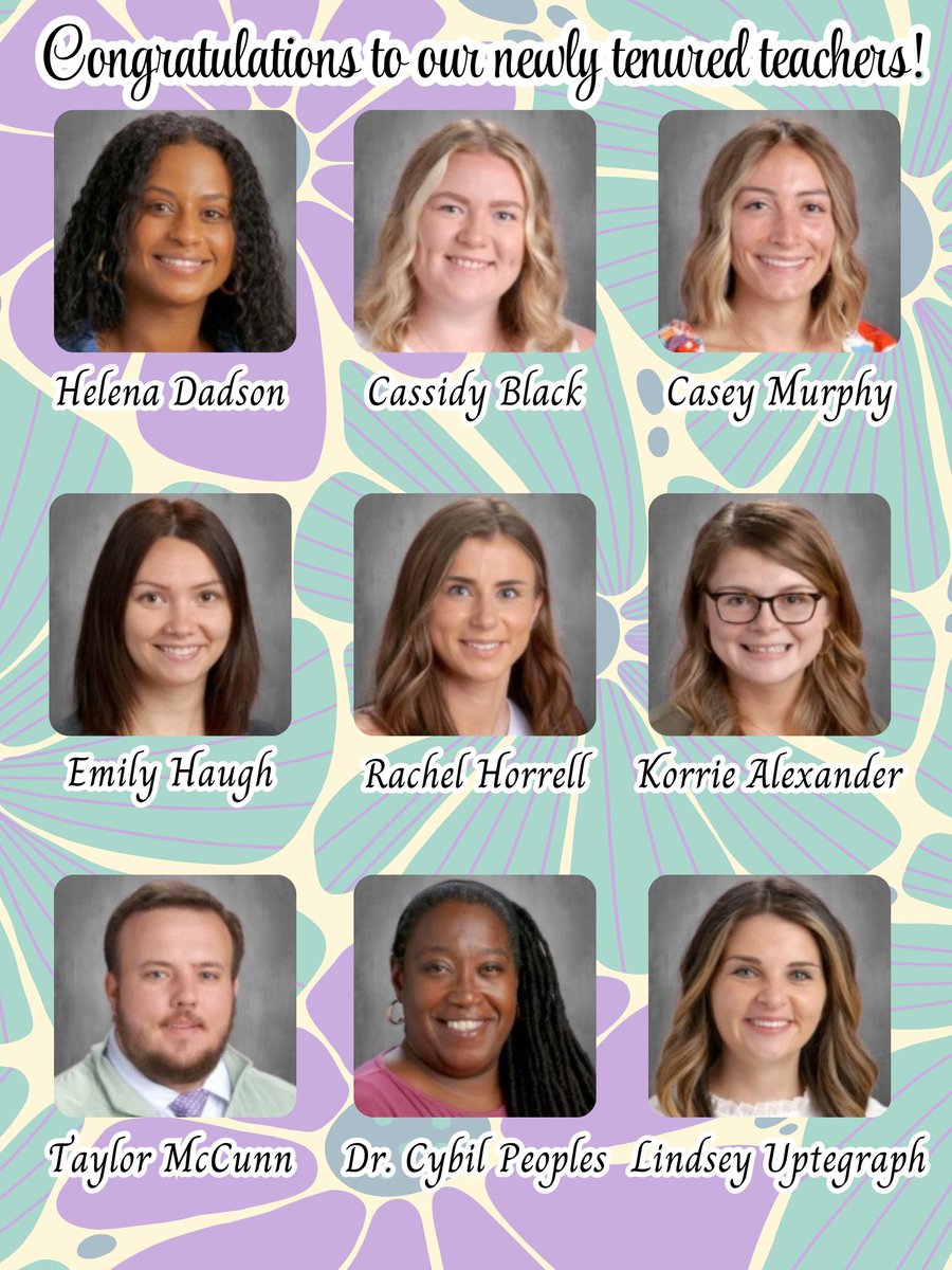 Congratulations on earning tenure! Thank you to our amazing educators for their hard work and dedication this school year! edl.io/n2078082