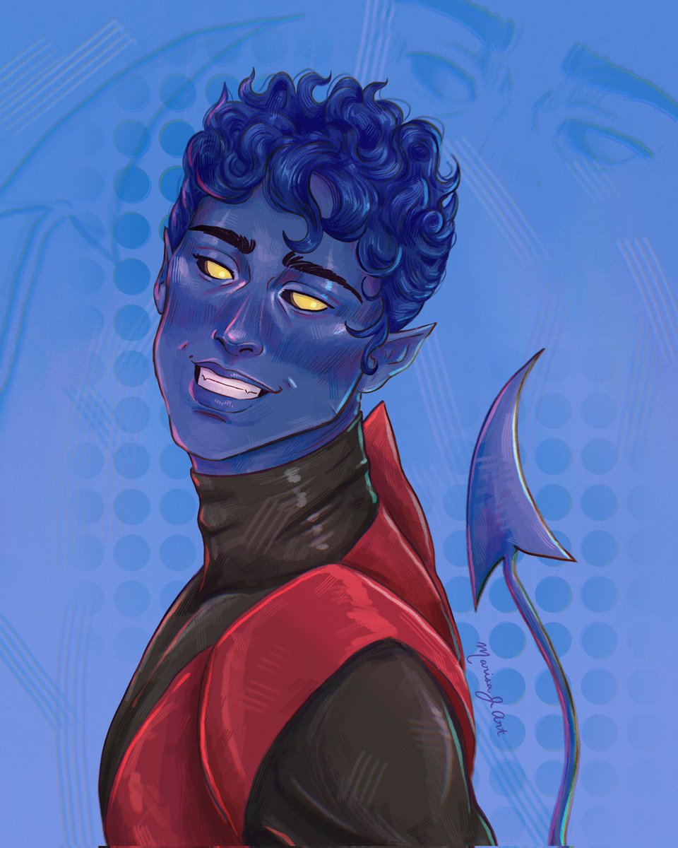 💙 nightcrawler ✨ 
#xmen #XMen97 #nightcrawler #kurtwagner #mutants #marvel #comics #digitalart