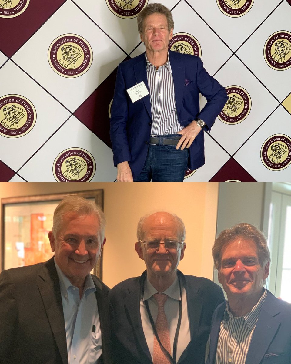 PSF President Dr. Alan Matarasso at the American Association of Plastic Surgeons meeting in Texas, giving an update on the ASPS/ PSF, the largest organization of board-certified plastic surgeons in the world!
With Cleveland Clinic friends &amp; plastic surgeons Drs.  Papay and Zins.
