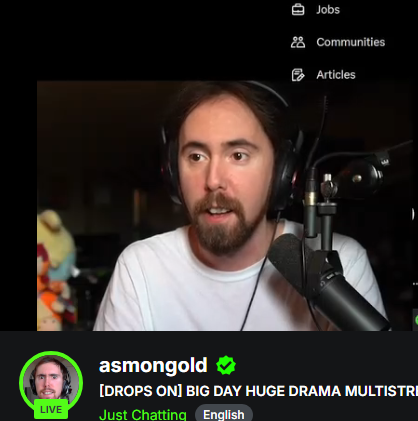 Grov3rr's tweet photo. big W <3 @Asmongold Welcome to the Family <3 https://t.co/e9FoxYUnPp