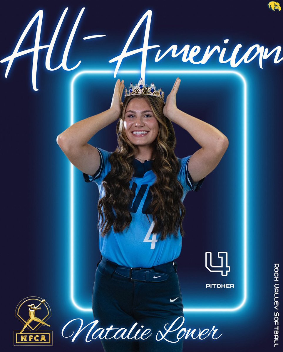 Natalie Lower named NFCA 2nd Team All-American 👑
