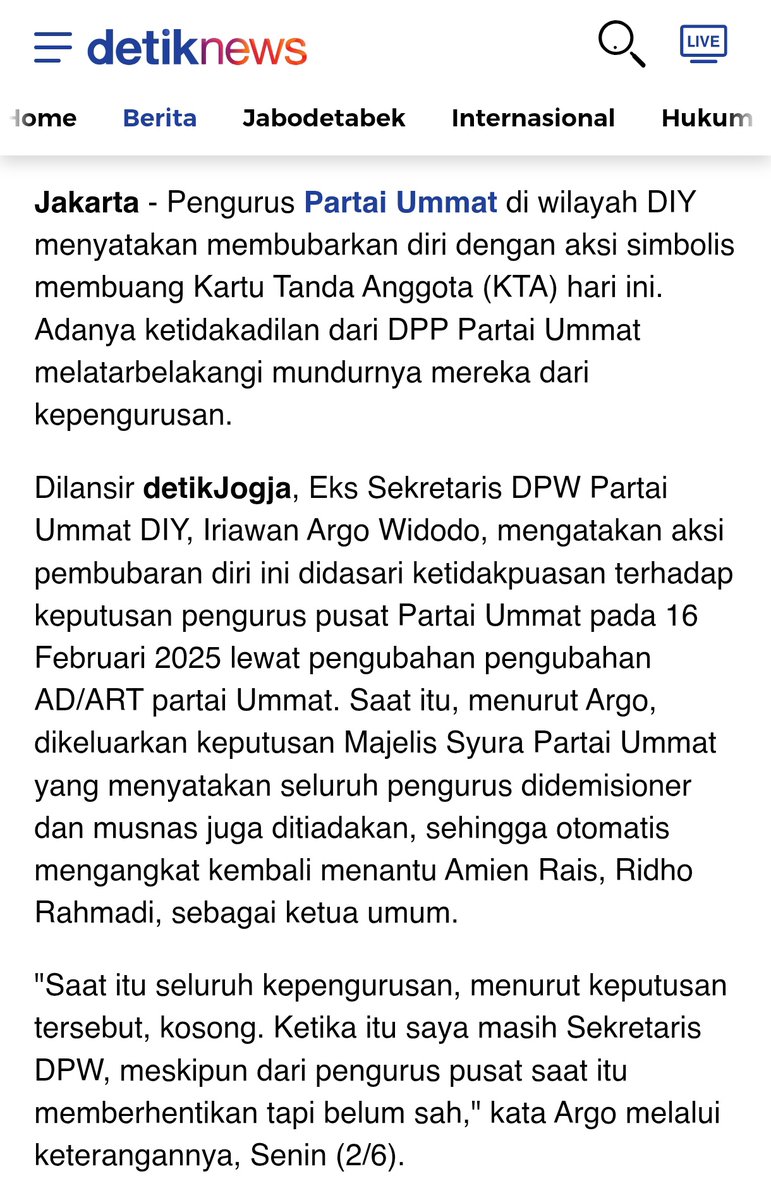 Teriak tolak politik dinasti, eh ternyata Amien Rais sendiri melakukannya di internal partainya, bahkan dg cara yg sangat bertentangan dg demokrasi dan lebih mirip cara2 komunis. 🤣🤣🤣