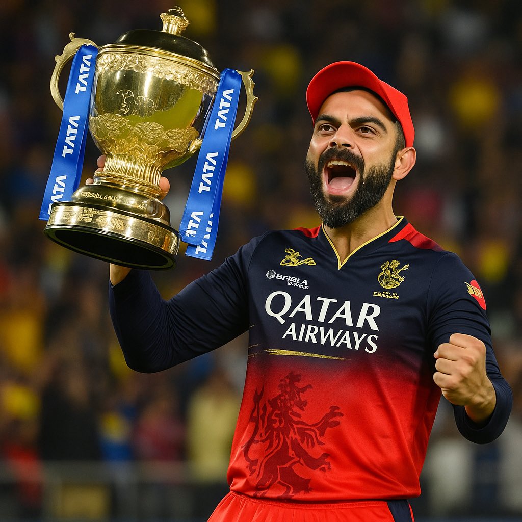 MSB (@art_on_web3) on Twitter photo π¨ HISTORY CREATED! π¨
After years of heartbreak, near-misses, and unwavering passion, RCB and Virat Kohli have FINALLY lifted the IPL trophy! ππ₯
This moment isnβt just a win β itβs redemption.
Itβs for every fan who believed through it all. β€οΈππ
#RCB #ViratKohli #IPLFinal π¨ HISTORY CREATED! π¨
After years of heartbreak, near-misses, and unwavering passion, RCB and Virat Kohli have FINALLY lifted the IPL trophy! ππ₯
This moment isnβt just a win β itβs redemption.
Itβs for every fan who believed through it all. β€οΈππ
#RCB #ViratKohli #IPLFinal