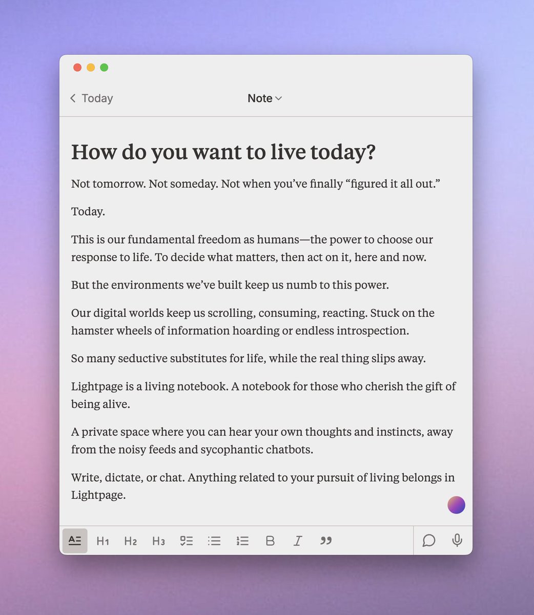 Lightpage tweet media