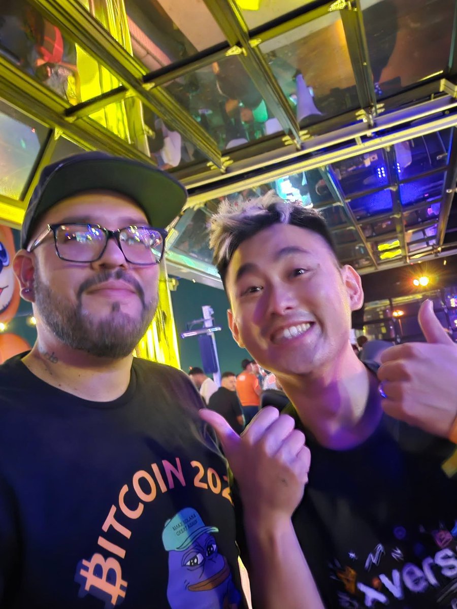 Purple Pepe (@purplepepes0l) on Twitter photo The PURPE family pulled up strong, made new connections, and showed the crypto world what a real community looks like. From conference floors to afterparties, PURPE energy was everywhere. But don’t think the show’s over...
It was awesome to connect with the <a href="/XverseApp/">Xverse - The Home of BitcoinFi</a> team. The PURPE family pulled up strong, made new connections, and showed the crypto world what a real community looks like. From conference floors to afterparties, PURPE energy was everywhere. But don’t think the show’s over...
It was awesome to connect with the <a href="/XverseApp/">Xverse - The Home of BitcoinFi</a> team.