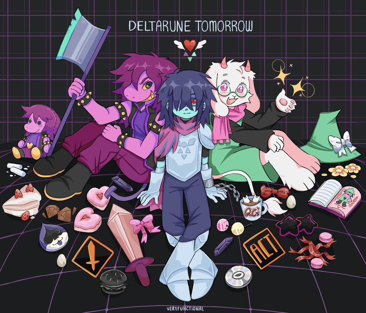 veryfunctional_'s tweet image. DELTARUNE TOMORROW (°ロ°) #deltarune #deltarunetomorrow #utdr