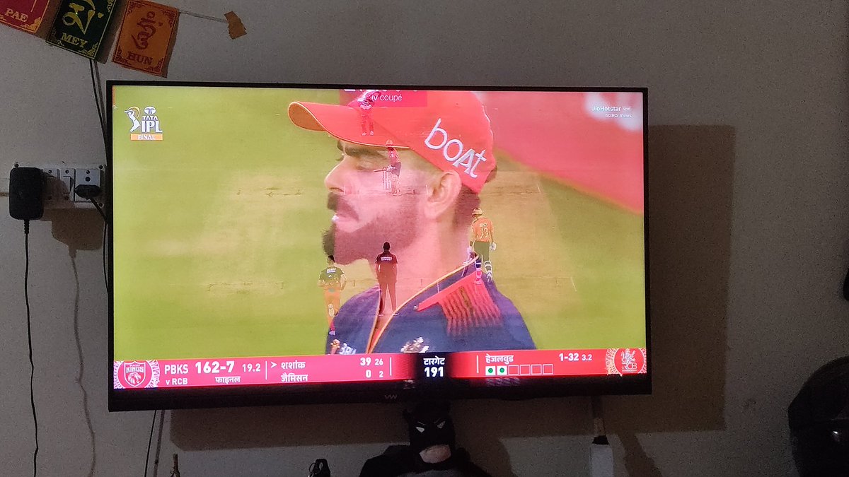 अंत भला तो सब भला। 

#RCBvPBKS #ViratKohli #EeSalaCupNamde  <a href="/RCBTweets/">Royal Challengers Bengaluru</a> congratulations 🎉🎉 <a href="/imVkohli/">Virat Kohli</a> #IPLFinal #IPLFinals