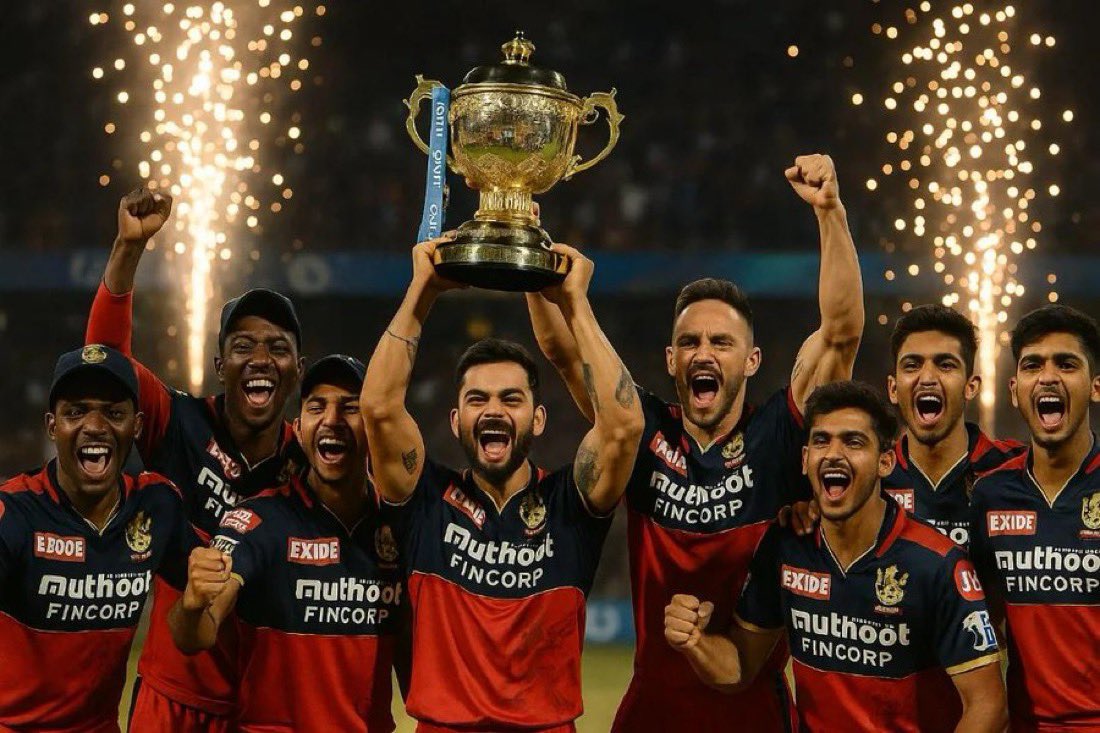 Congratulations RCB 🏆 

#RCBvsPBKS ! #IPLFinal ! #IPL2025Final