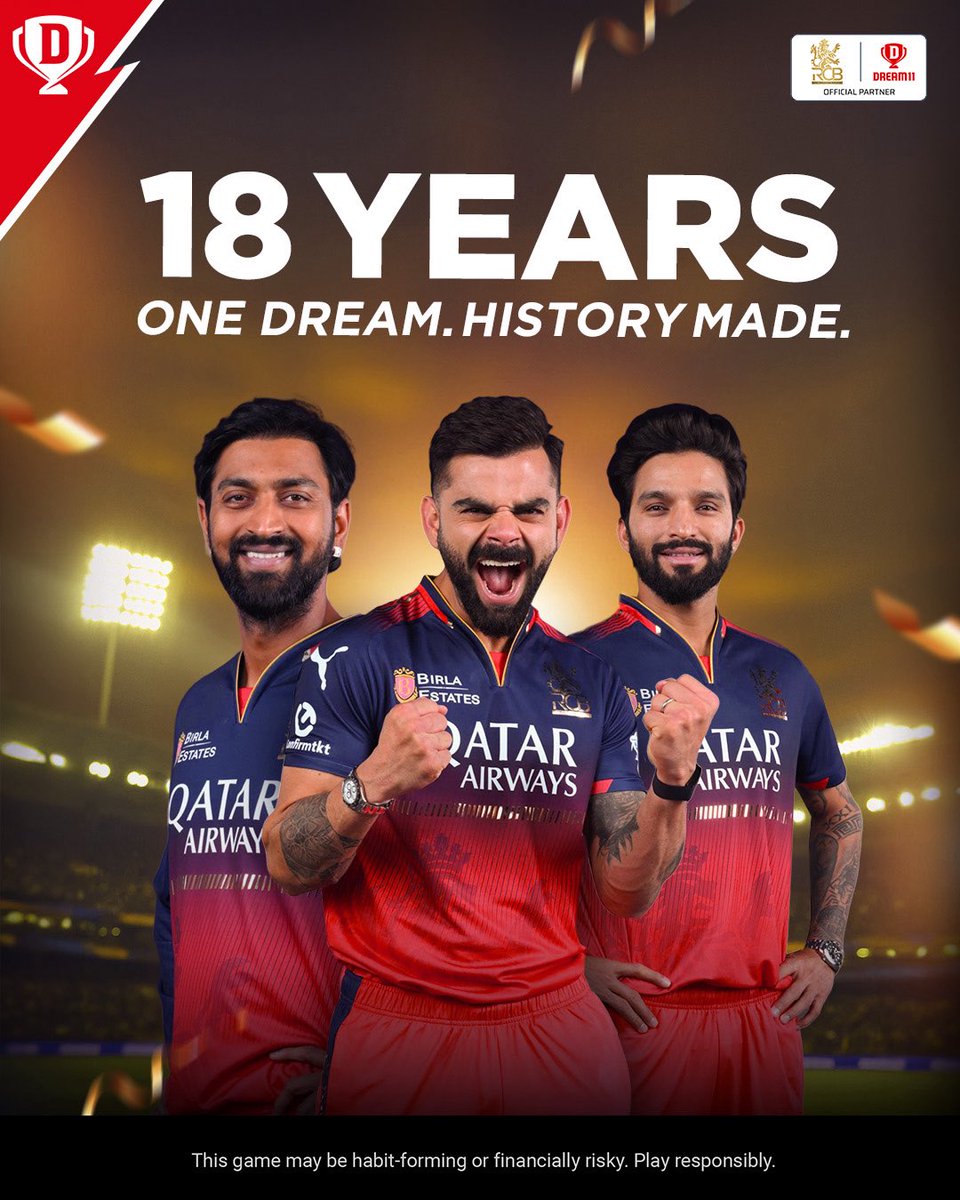 Can’t see any RCB fans here 👀 Guess they’re all busy partying 🥳🥳🥳

#Dream11 #RCBvPBKS #RCB