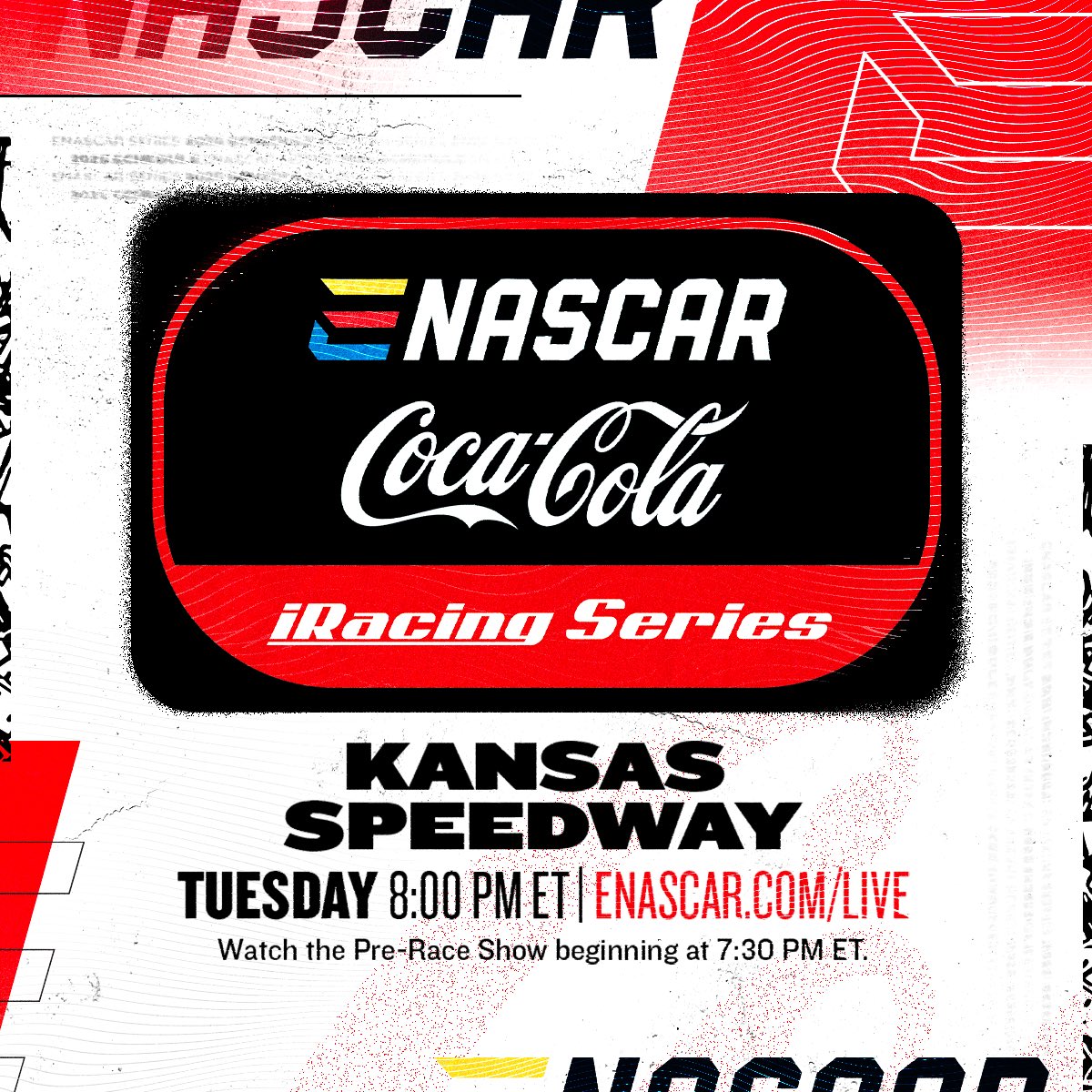 Tonight. 8pm. Don’t miss it. 🏁

enascar.com/live/

<a href="/CocaColaRacing/">Coca-Cola Racing</a> <a href="/iRacing/">iRacing</a>
