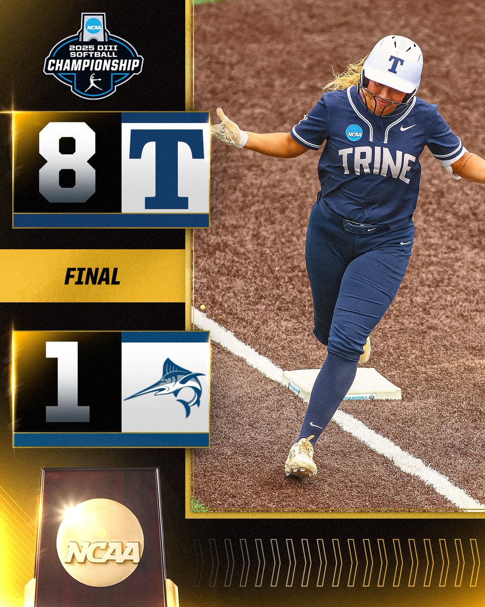 ‼️ TRINE TAKES GAME 1 ‼️

Behind home runs from Macy Rocha and April Sellers, the Thunder have the advantage going into Day 2 of the Champ Series!

#WHYD3 | #D3SB