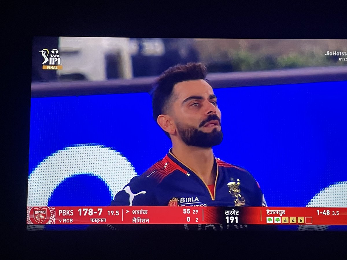 You deserve it king ❤️❤️❤️
 #RCBvsPBKS #IPLFinals #IPL2025Final #ViratKohli
