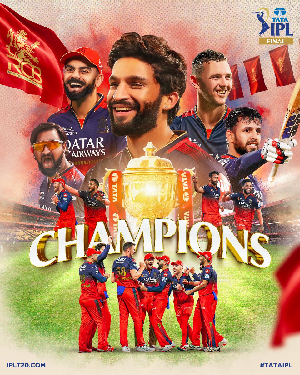 17 Years, 6256 Days, 90,08,640 Minutes later, the wait finally ends.

We Are the Champions❤️