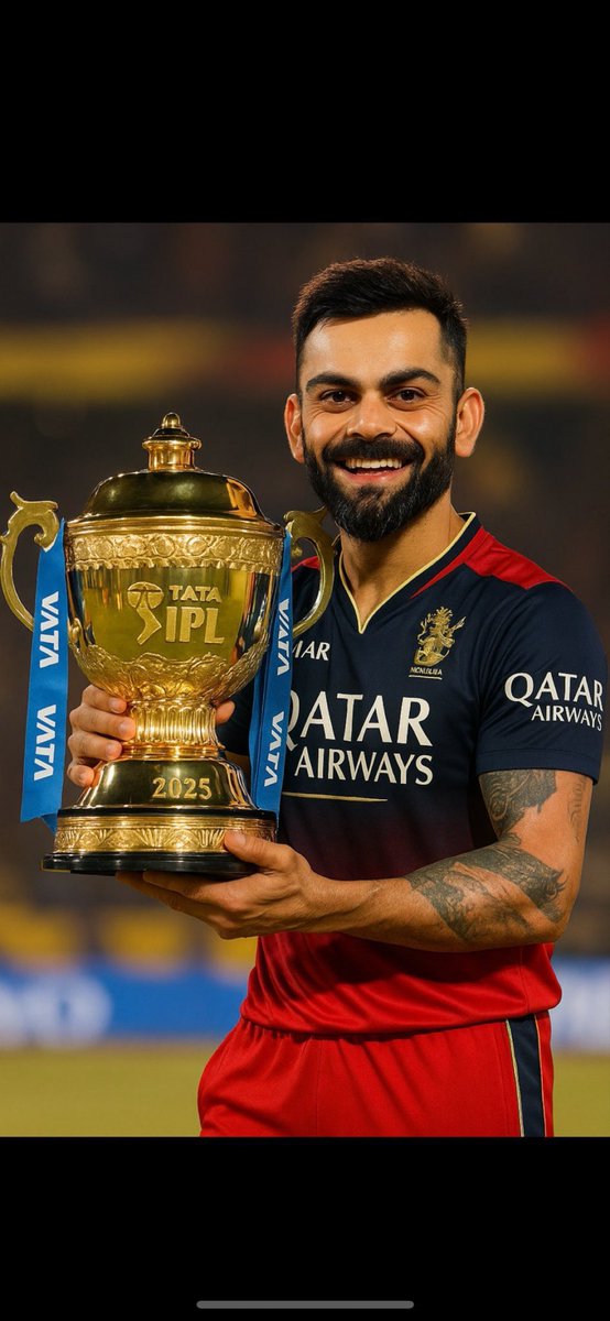 RCB - THE CHAMPIONS OF IPL 2025 

18 YEARS OF WAIT IS OVER FOR KING KOHLI 🐐
#RCB #ViratKohli𓃵 #RCBvsPBKS #IPL2025 #Final