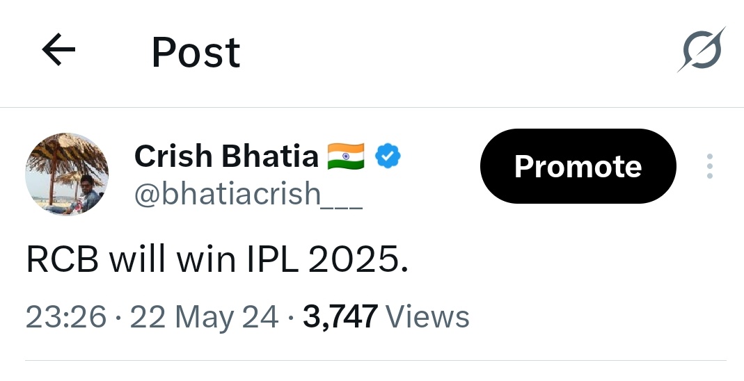 cheetah ki chaal baaz ki nazar aur Crish Bhatia ke Predictions par kabhi Sandeh nahi karte...