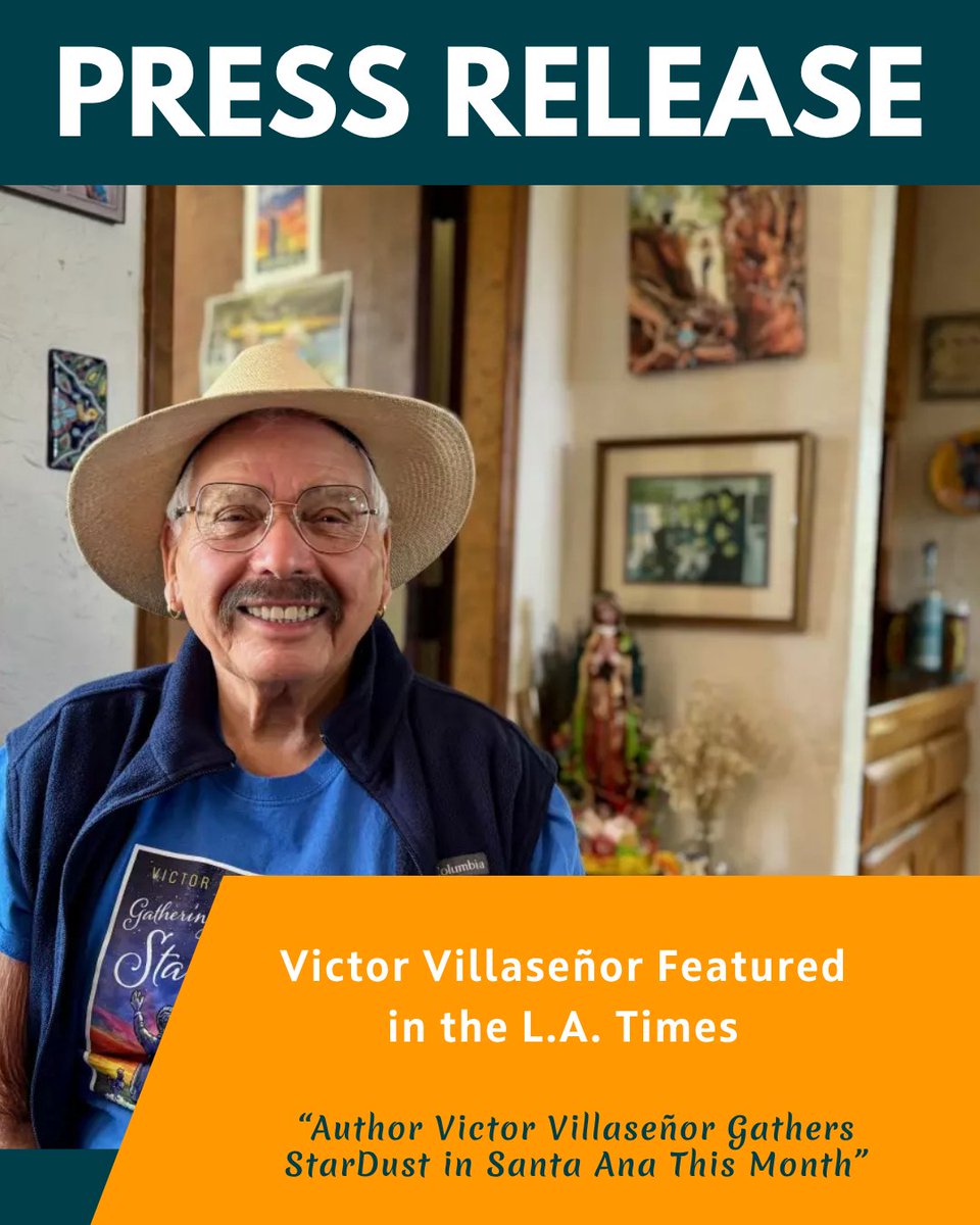 authorvictor's tweet image. We’re proud to share that Victor Villaseñor was recently featured in the L.A. Times Daily Pilot for his Gathering StarDust event in Santa Ana.
READ THE ARTICLE: rpb.li/01x8J
#VictorVillaseñor #VictorEVillaseñor #GatheringStarDust