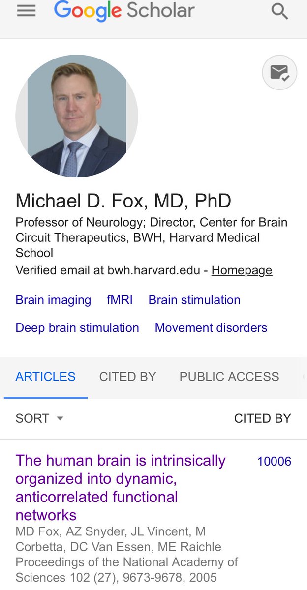 Michael Ferguson 🧠😇 (@neuromichael) on Twitter photo Congrats to <a href="/foxmdphd/">Michael Fox</a>, whose paradigmatic work on anticorrelated functional networks in the human brain has broken the 10k citation mark! This study has shaped the field. It has also deeply formed my own research, thinking, and career path. 🎉🧠 Congrats to <a href="/foxmdphd/">Michael Fox</a>, whose paradigmatic work on anticorrelated functional networks in the human brain has broken the 10k citation mark! This study has shaped the field. It has also deeply formed my own research, thinking, and career path. 🎉🧠
