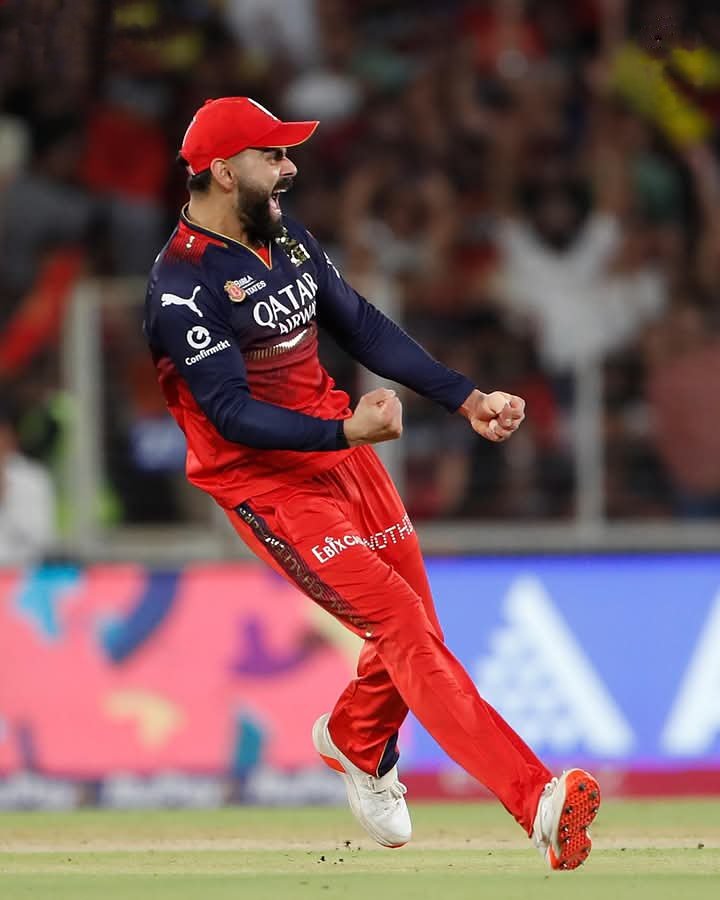imohanvis's tweet photo. 18 years of wait finally comes to an end for RCB and Virat Kohli.

Finally Ee Saala Cup Namde is real for once atleast!!!

#RCBvPBKS
#IPL2025Final https://t.co/Utx0qzh3v5