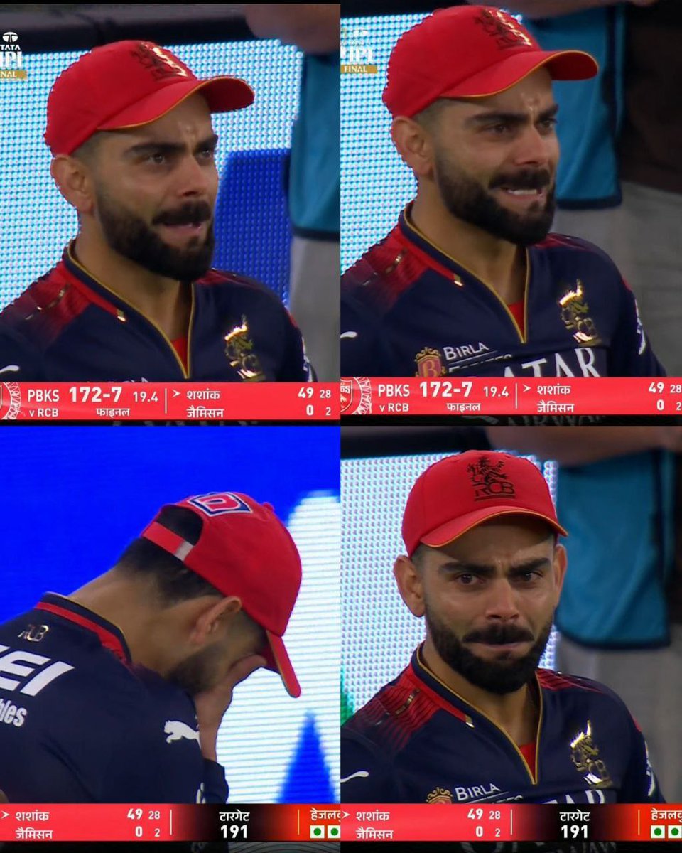 udta_penguin's tweet photo. Bola tha Virat Aaj royega 😭

#IPLFinal #RCBvsPBKS https://t.co/paG3gyG0PD