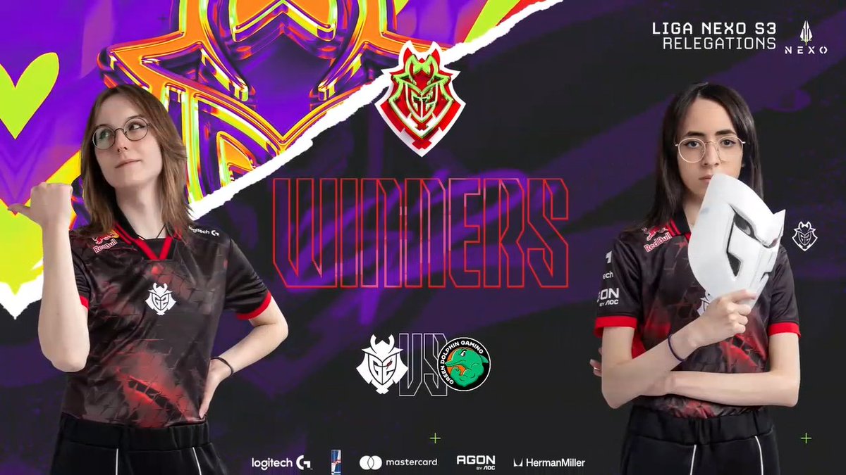 Rigas (@rigasut) on Twitter photo G2 Hel have qualified to the playoffs of the Liga Nexo, the 🇪🇸 Spanish 2nd tier! With today's victory over <a href="/GreenDolphinG/">Green Dolphin Gaming</a>, they have secured at least a Top 6 placement
G2 Hel are the first-ever female team to qualify to the playoffs of the 2nd tier of a European Regional League G2 Hel have qualified to the playoffs of the Liga Nexo, the 🇪🇸 Spanish 2nd tier! With today's victory over <a href="/GreenDolphinG/">Green Dolphin Gaming</a>, they have secured at least a Top 6 placement
G2 Hel are the first-ever female team to qualify to the playoffs of the 2nd tier of a European Regional League