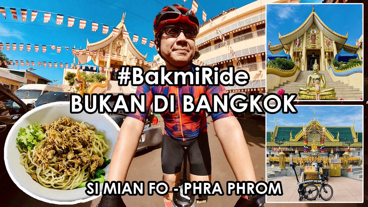 Bakmi_Cyclist's tweet photo. Gue mampir ke tempat yang Bangkok banget. Silahkan tonton videonya di sini: https://t.co/MAgNeMLhPx and thank you for your support! ๐
#bakmicyclist #gowes #cycling #cyclists #jakarta #utara #pik #kapuk #simianfo #phraphrom #buddha #vihara #hemadhiro #mettavati #wisata #view https://t.co/LhK4y1VunK