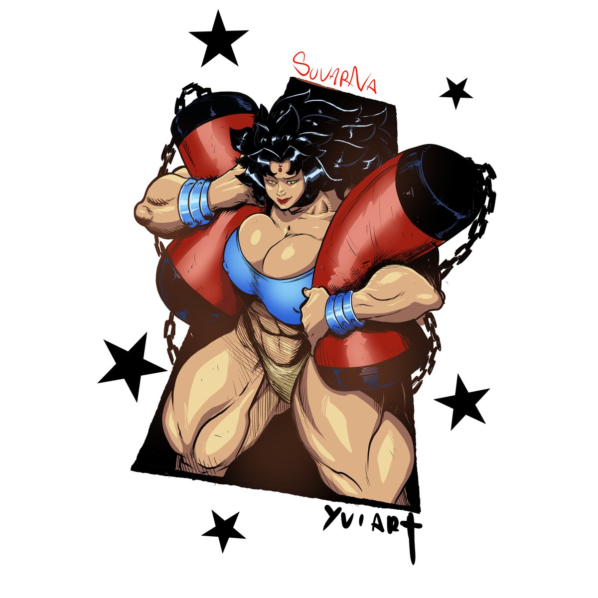 yviarte's tweet image. Suvarna Navuluri é uma mulher grande, não uma grande mulher.
Suvarna is a big woman not a great one.
@ElbormesProd
#drawing #art #comic #ComicArt