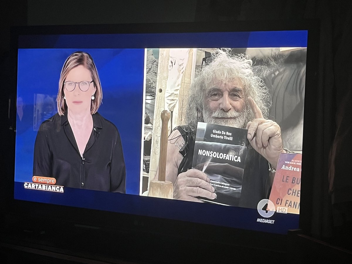 Giada_Da_Ros's tweet image. Contenta che Mauro Corona abbia parlato di NONSOLOFATICA durante la trasmissione “È sempre Cartabianca”. Per noi pazienti è molto importante.
#mecfs #cfsme #meawareness #maurocorona #nonsolofatica