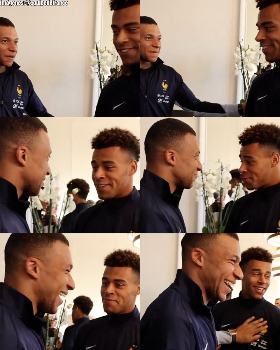 Kylian Mbappé recibiendo y felicitando a Désiré Doué después de verlo hacer lo que él no pudo: conquistar la Champions League con el PSG. Un abrazo muy especial entre el máximo goleador histórico del PSG y la joya que ayudó al PSG a alcanzar la gloria eterna en la Copa de Europa.