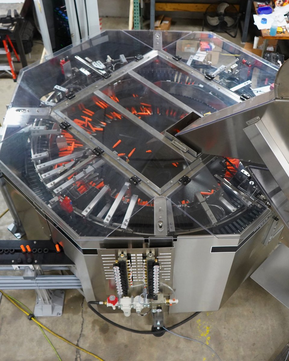 Unsure which feeder system is best for your product?
Vibratory Feeders
▪️Feed multiple unique and/or complex parts
▪️Durable and can handle heavy metal parts
Centrifugal Feeders
▪️Higher output and faster cycle times.
▪️Gentle part handling
#feedersystem #feederbowls #automation