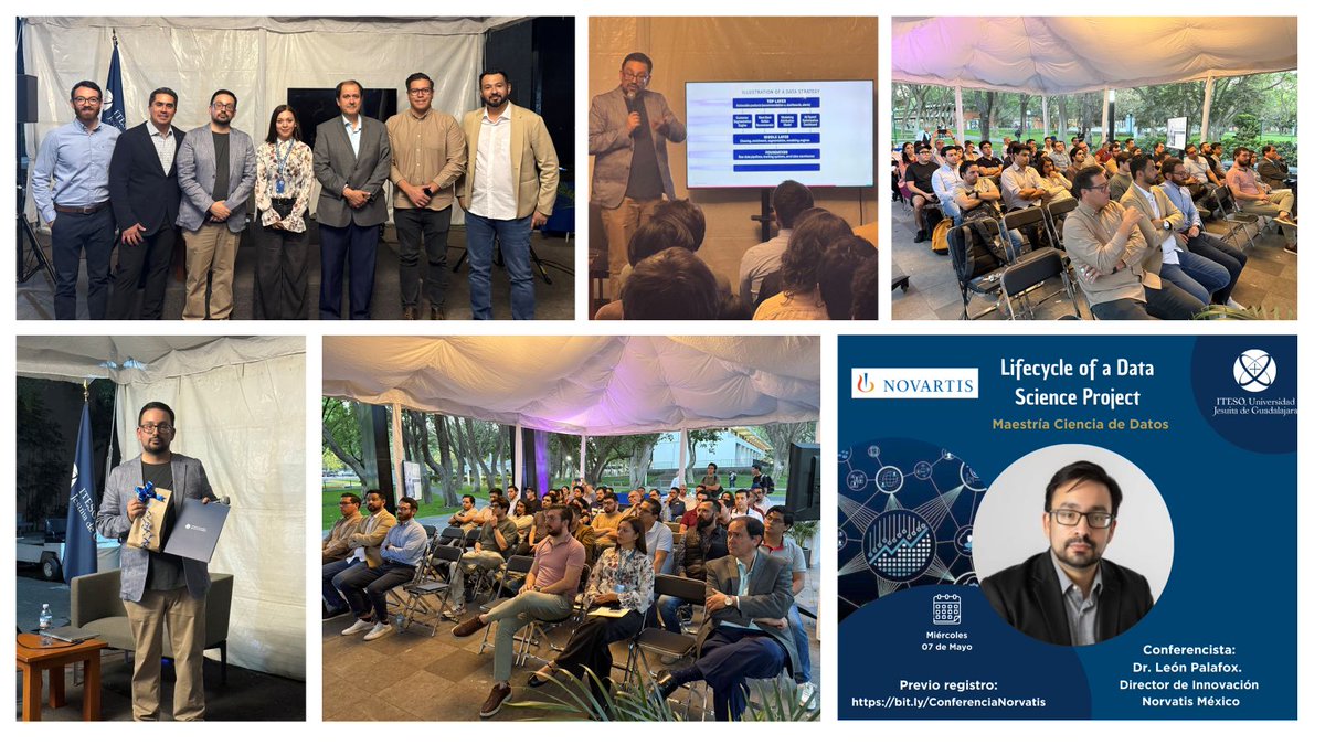 El <a href="/ITESO/">ITESO</a> y Novartis México iniciamos una colaboración para acercar a estudiantes de posgrado a las innovaciones tecnológicas para #reimaginarlamedicina.💡Gracias a <a href="/leonpalafox/">Leon Palafox</a> por su charla “Lifecycle of a Data Science Project”.#EnElITESOLoHacesPosible
Fotos por: Jaime Blando