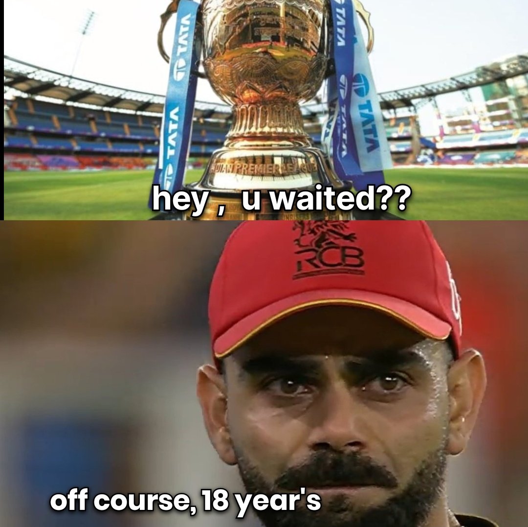 Finally RCB won the ipl title after 18 years 😭😭
