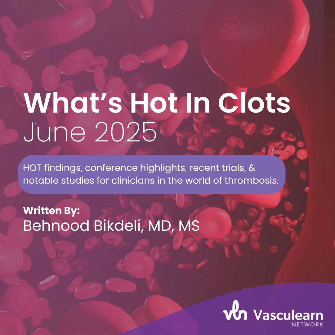 🌞 June is here, bringing warmer weather and something else that's "hot"... our June edition of What's Hot In Clots, of course!

Here's a quick look at some intriguing updates in cardiovascular and thrombotic care this month:

🔹 Intraprocedural ACT Targets in PCI: Do we finally
