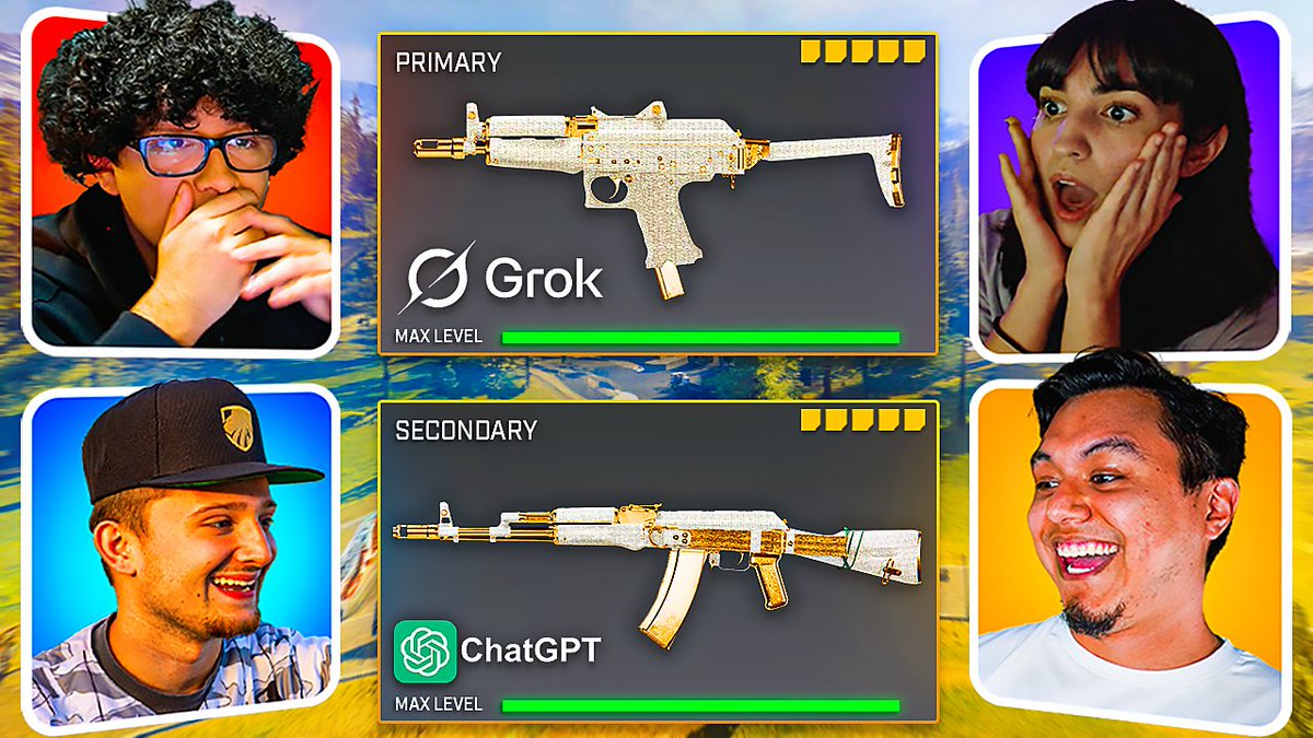 New Youtube video is now live!! 🚨

AI Controls our Warzone Loadouts! 🪖
🔴youtube.com/watch?v=TxRzyd…