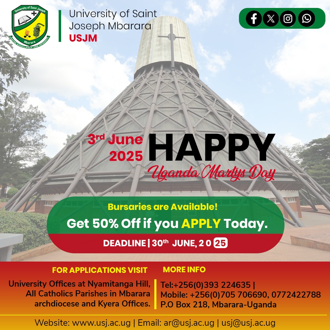 USJM_Official's tweet image. Dear all.
    Happy Uganda Martyrs day