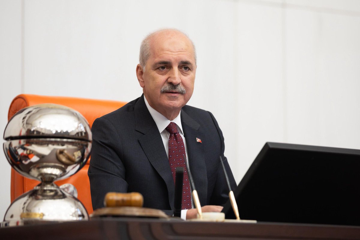 Türkiye Büyük Millet Meclisi Başkanlığına yeniden seçilen Sayın Numan Kurtulmuş'u tebrik ediyor, Gazi Meclisimize hayırlı olmasını diliyorum.