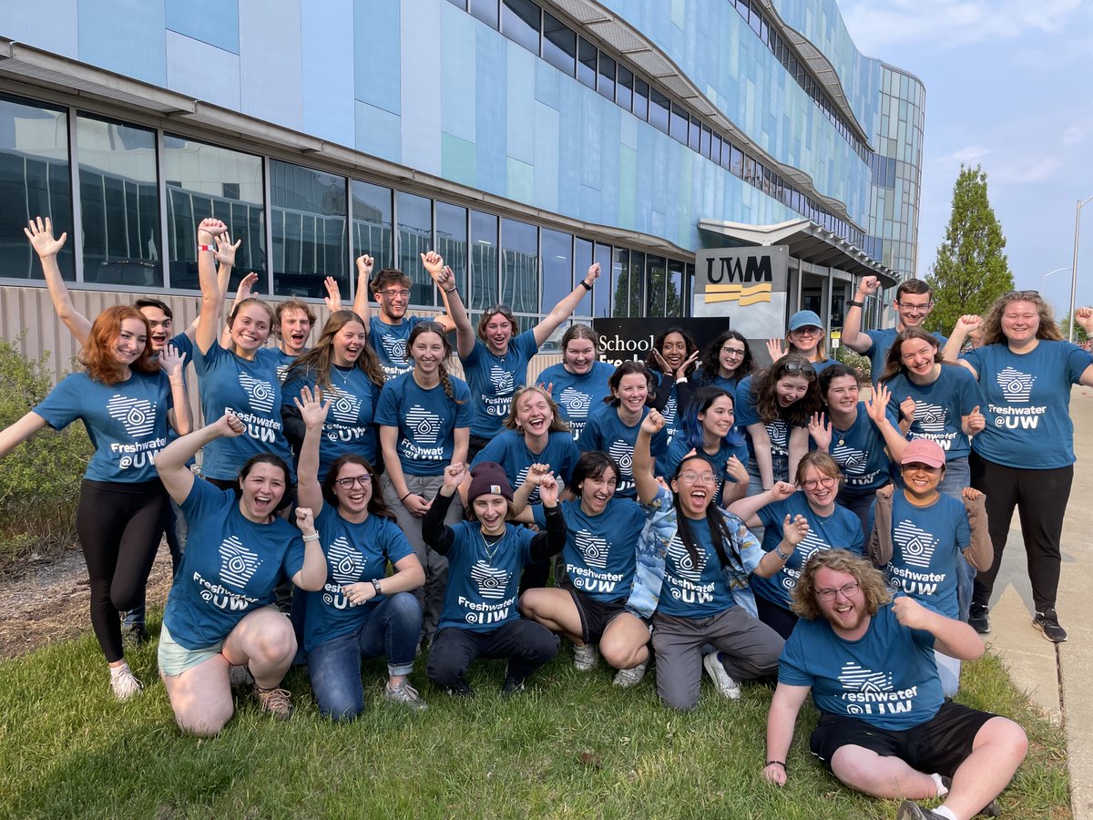 UWM School of Freshwater Sciences (@waterscienceuwm) on Twitter photo 🌊 The Freshwater@UW 2025 cohort wrapped their orientation week with a visit last week—complete with lab tours, kayaking the Milwaukee River, and time aboard the R/V Neeskay.
Next up: 8 weeks of #research with faculty across 13 UW campuses! 👩🔬🧪 <a href="/WaterUWMadison/">Water@UW-Madison</a> 🌊 The Freshwater@UW 2025 cohort wrapped their orientation week with a visit last week—complete with lab tours, kayaking the Milwaukee River, and time aboard the R/V Neeskay.
Next up: 8 weeks of #research with faculty across 13 UW campuses! 👩🔬🧪 <a href="/WaterUWMadison/">Water@UW-Madison</a>