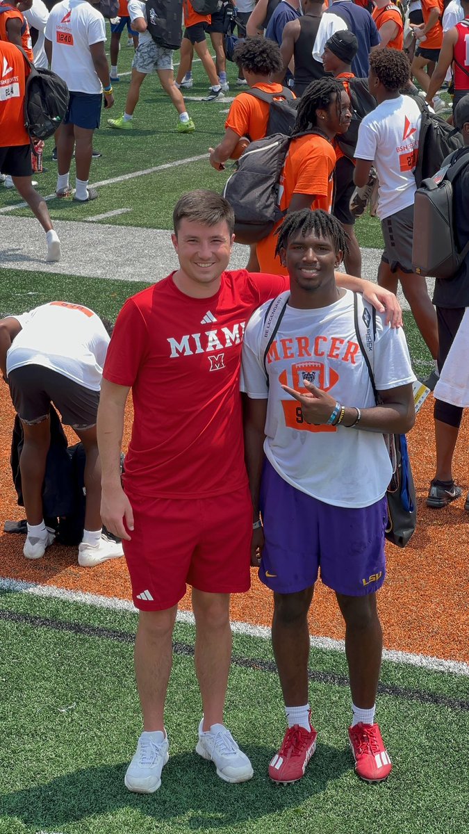 “Be alert, be present. I’m about to do something brand-new.” Isaiah 43:16-21
Blessed to have received an offer from the Miami University Oxford, Ohio. Thankful and grateful to 
<a href="/CoachZaneRies/">Zane Ries</a>  <a href="/miamiuniversity/">Miami University</a> 
<a href="/samspiegs/">Sam Spiegelman</a> <a href="/JeritRoser/">Jerit Roser</a> <a href="/ChadSimmons_/">ChadSimmons</a> <a href="/KenAnioJr/">Ken Anio</a> <a href="/LAvsAllYall/">Louisiana vs. All Y’all</a>