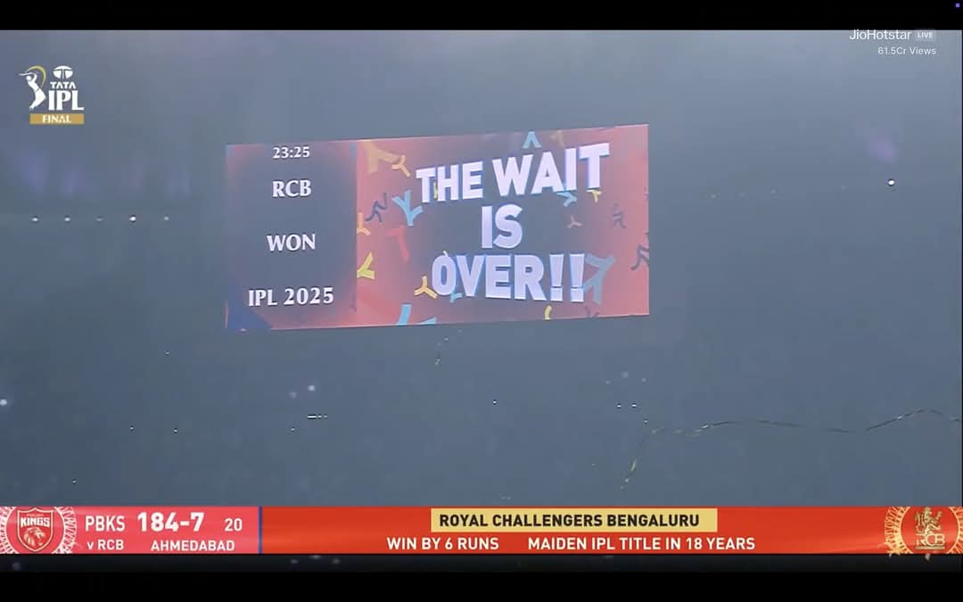 JayAbvp's tweet photo. Congrats🔥🔥🔥
 #rcb #IPL2025Final https://t.co/3qha8WFqHx