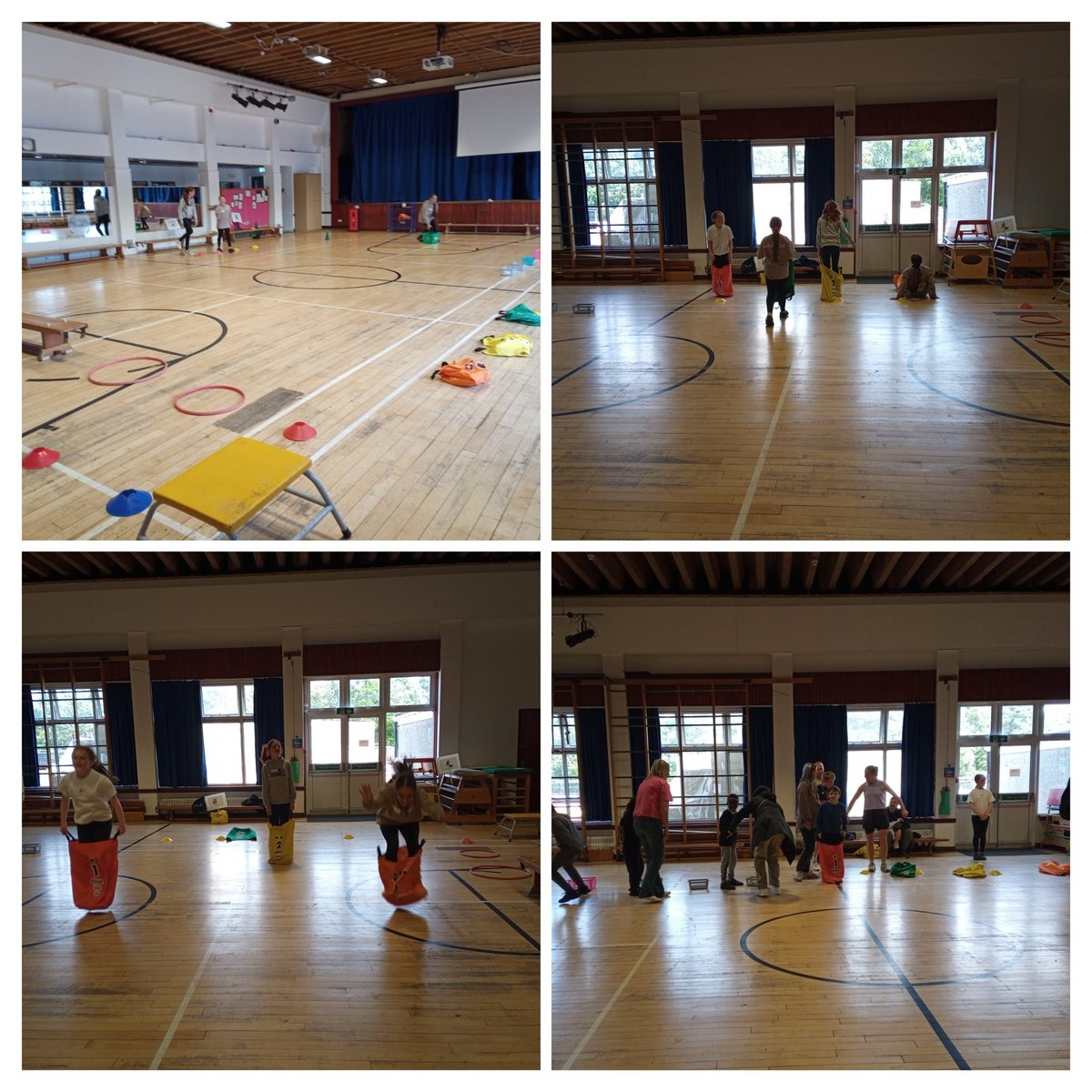 We had a fantastic ESB sports day this afternoon - despite the typical Scottish weather! Everyone had a go at the sack race, welly throw, egg and spoon race, and the obstacle course. We all enjoyed an ice lolly as well! Special thank you to our lovely P7 helpers <a href="/MrArchibaldbps/">Mr Archibald</a>