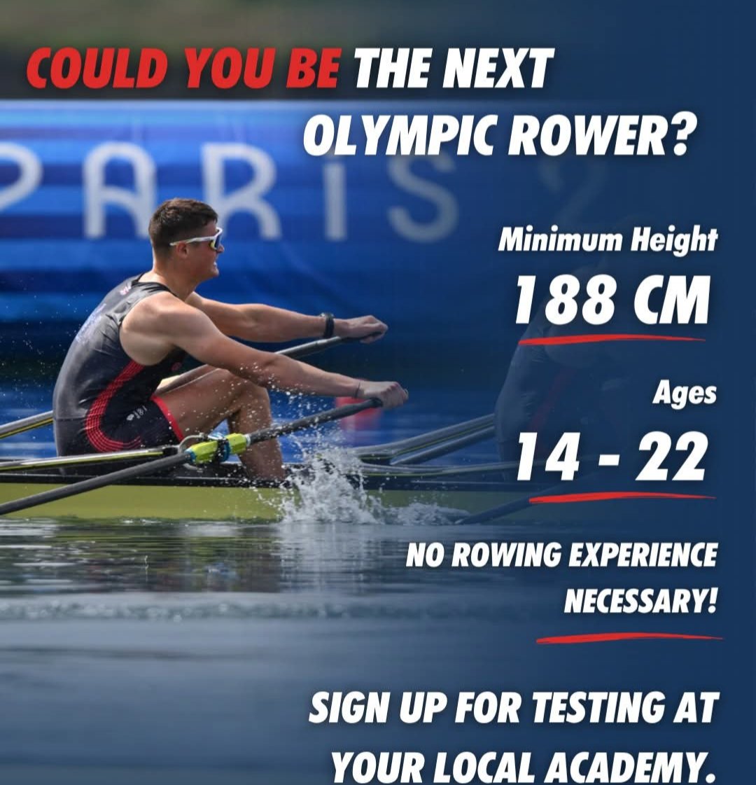 Have you got any students that could be the next rowers? British rowing have put this out