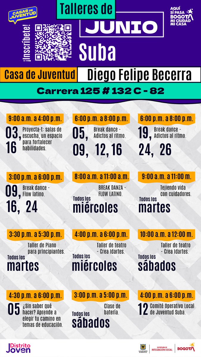Distrito Joven (@distritojoven_) on Twitter photo <a href="/ALantonionarino/">Antonio Nariño</a> <a href="/Engativalcaldia/">Alcaldía Local de Engativá</a> <a href="/Fontibon_Bogota/">Alcaldía Local de Fontibón</a> <a href="/ALCBolivar/">Alcaldía Local de Ciudad Bolívar</a> <a href="/Alcandelaria_/">Alcaldía Local de La Candelaria</a> <a href="/AlcaldiaSantaFe/">Alcaldía Santa Fe</a> <a href="/PuenteAranda_/">Alcaldía Local de Puente Aranda</a> <a href="/Alcaldiakennedy/">Alcaldía Local de Kennedy</a> <a href="/Alca_Martires/">Alcaldía Local de Los Mártires</a> 👐 Espacios para que te expreses, crezcas y participes. ¡Ven! <a href="/ALantonionarino/">Antonio Nariño</a> <a href="/Engativalcaldia/">Alcaldía Local de Engativá</a> <a href="/Fontibon_Bogota/">Alcaldía Local de Fontibón</a> <a href="/ALCBolivar/">Alcaldía Local de Ciudad Bolívar</a> <a href="/Alcandelaria_/">Alcaldía Local de La Candelaria</a> <a href="/AlcaldiaSantaFe/">Alcaldía Santa Fe</a> <a href="/PuenteAranda_/">Alcaldía Local de Puente Aranda</a> <a href="/Alcaldiakennedy/">Alcaldía Local de Kennedy</a> <a href="/Alca_Martires/">Alcaldía Local de Los Mártires</a> 👐 Espacios para que te expreses, crezcas y participes. ¡Ven!