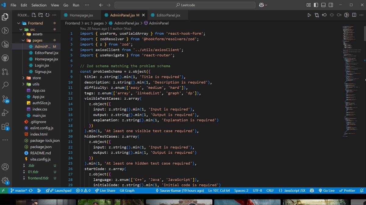 SauravK06395033's tweet photo. Day 2 – Summer Tech Challenge 🌞
🧠 Learnt:
Process &amp; its states
PCB &amp; Context Switching in OS
💻 Built:
Admin Panel for my LeetCode-like project

Step-by-step, building skills in dev &amp; systems! 🚀
Thanks @rohit_negi9  bhaiya
#4WeeksOfCode #WebDev #OS #LeetCodeClone https://t.co/JTy5CDnnHs