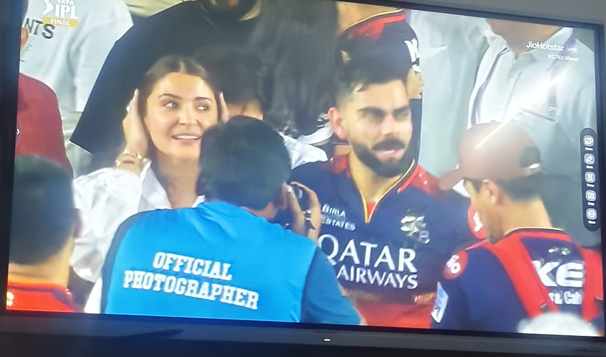 18 साल का वनवास टूटा❣️🙏  
Congratulations RCB..💐
#RCBvsPBKS #IPL2025Final