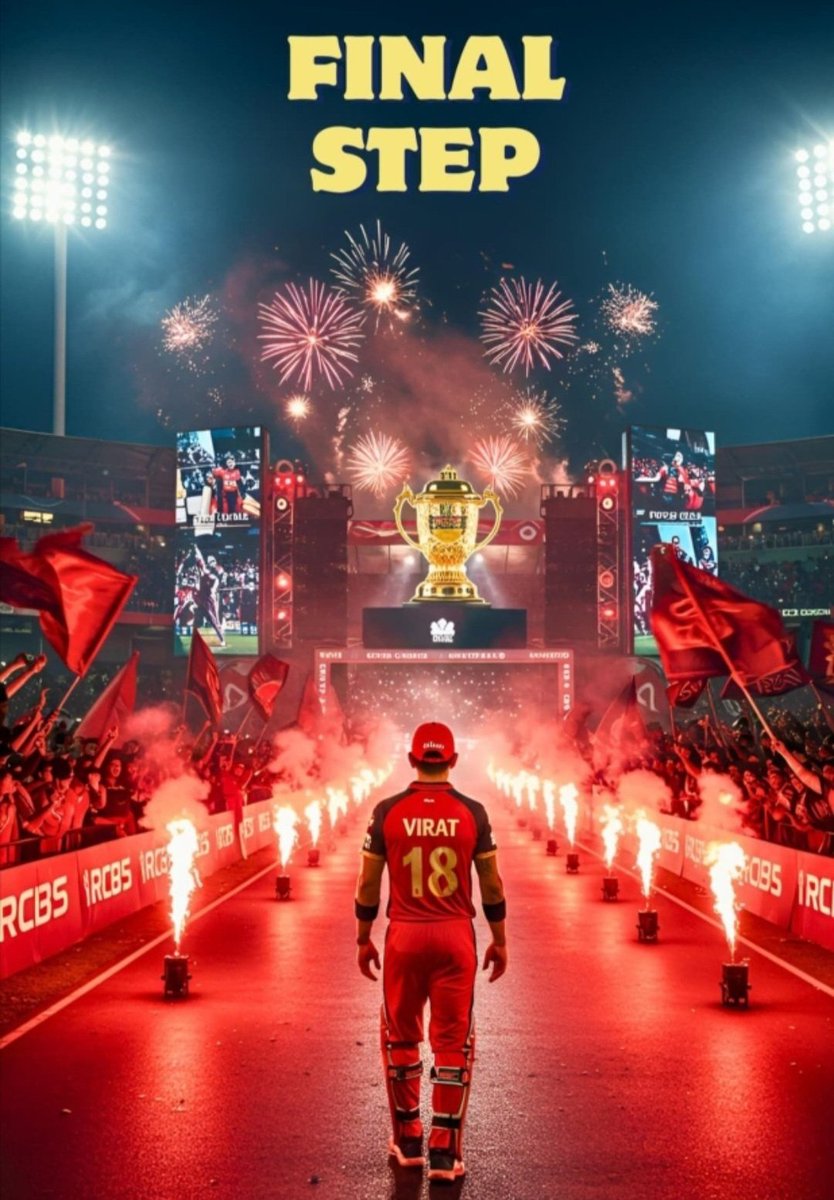 ***Happy tears in Kohli’s eyes say it all — dream fulfilled, a legacy sealed. 🥹👑

RCB lifts the IPL trophy,  ends long wait in style! 🏆💥
Congratulations RCB &amp; King Kohli — the legacy is complete! 👑

It’s celebration time***

#RCB #Kohli 
#IPLFinal #RCBvsPBKS 
#EeSalaCupNamde